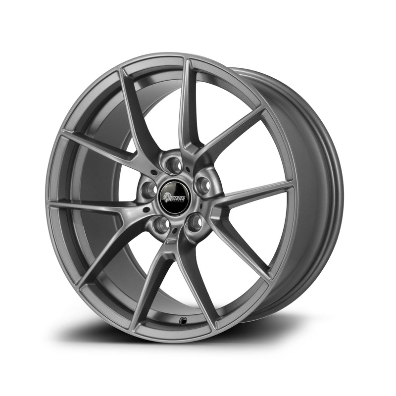 Load image into Gallery viewer, Rseries BM358 19" 5X112 Satin Gunmental Wheels