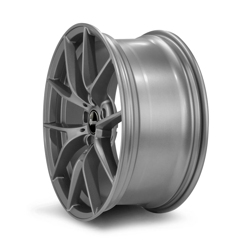 Load image into Gallery viewer, Rseries BM358 19" 5X112 Satin Gunmental Wheels