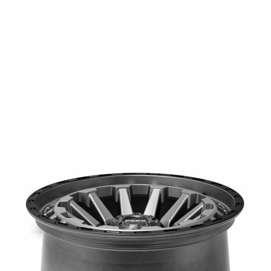 PDXX BEAST 17" 6X139.7 Satin Gunmetal w/Black Ring Wheels