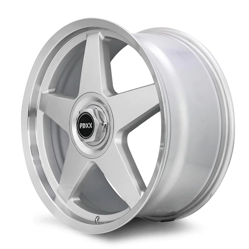 Load image into Gallery viewer, Rseries CANNON 20" 5X120  Silver Machined Lip  Wheels+Tyres