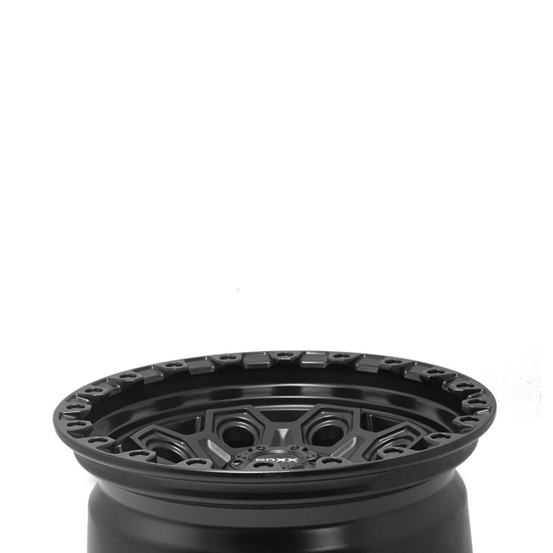 Load image into Gallery viewer, PDXX CONQUEST 17" 6X139.7 Satin Black Wheels+Tyres