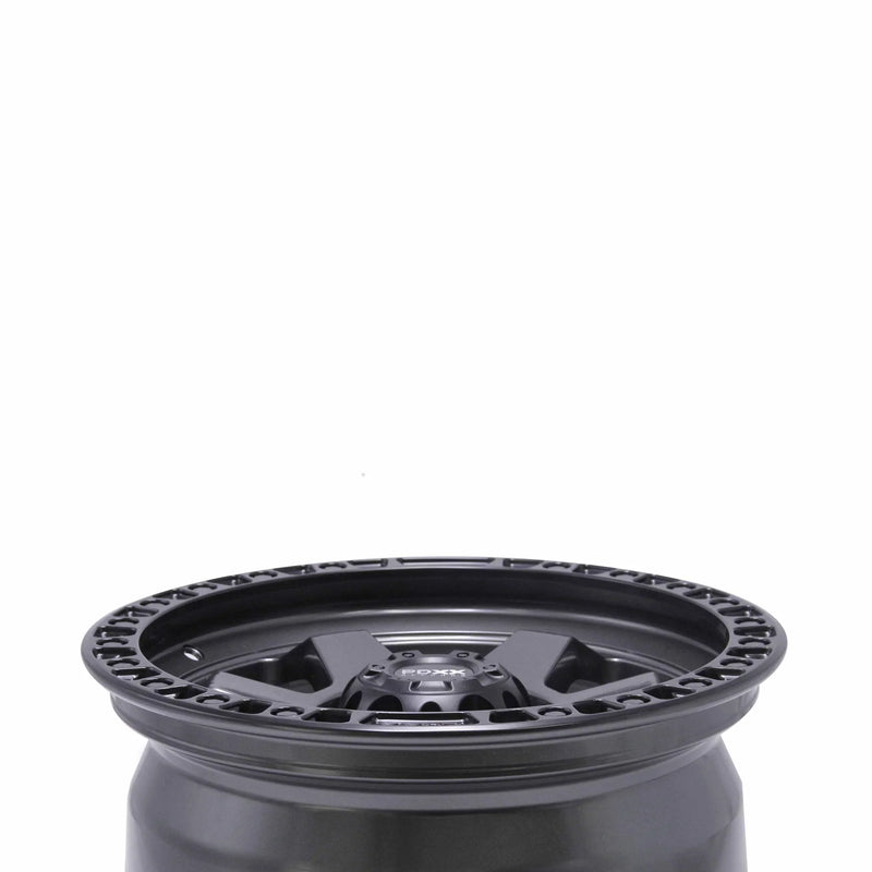 Load image into Gallery viewer, PDXX DOMINATOR 18" 6X139.7 Gunmetal w/Black Ring Wheels