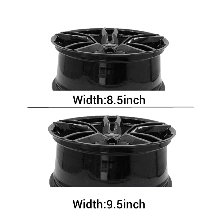 Load image into Gallery viewer, Rseries F1 20" 5X120 Gloss Black Wheels