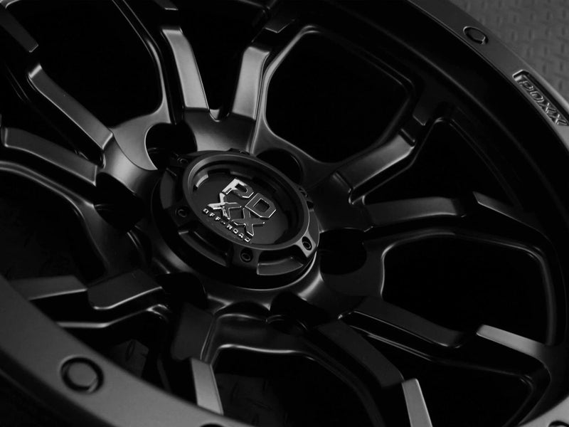 Load image into Gallery viewer, PDXX FURY 17" 6X114.3 Satin Black Wheels+Tyres