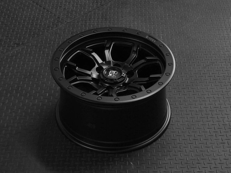 Load image into Gallery viewer, PDXX FURY 17" 6X139.7 Satin Black Wheels+Tyres