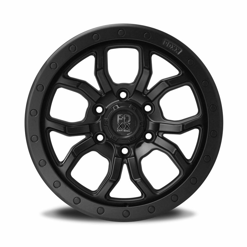 Load image into Gallery viewer, PDXX FURY 17" 6X139.7 Satin Black Wheels