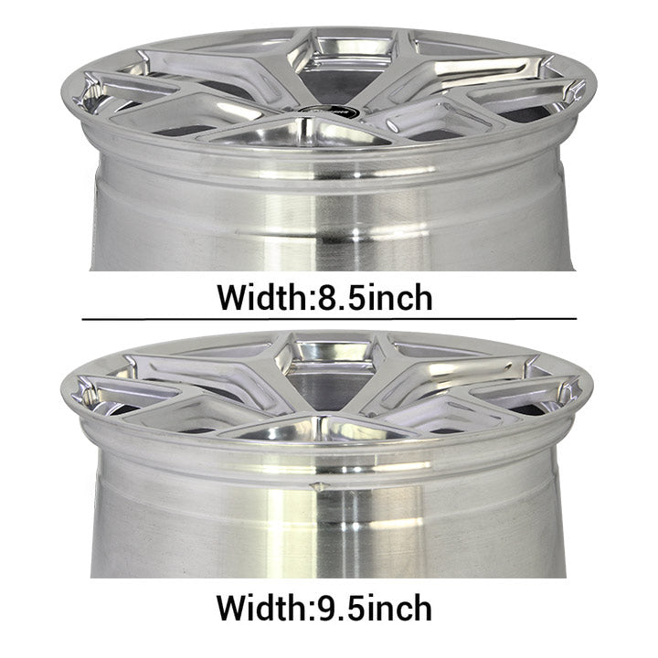 Load image into Gallery viewer, Rseries GTS 20" 5X120 Polished Wheels