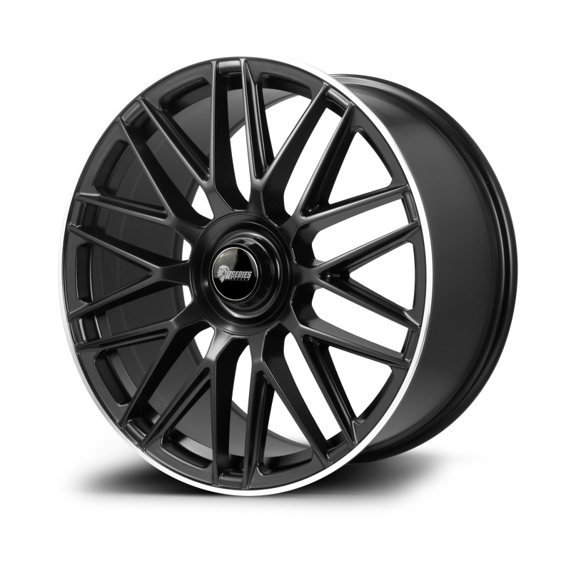 Load image into Gallery viewer, Rseries MC173 20" 5X112 Satin Black Machined Lip Wheels