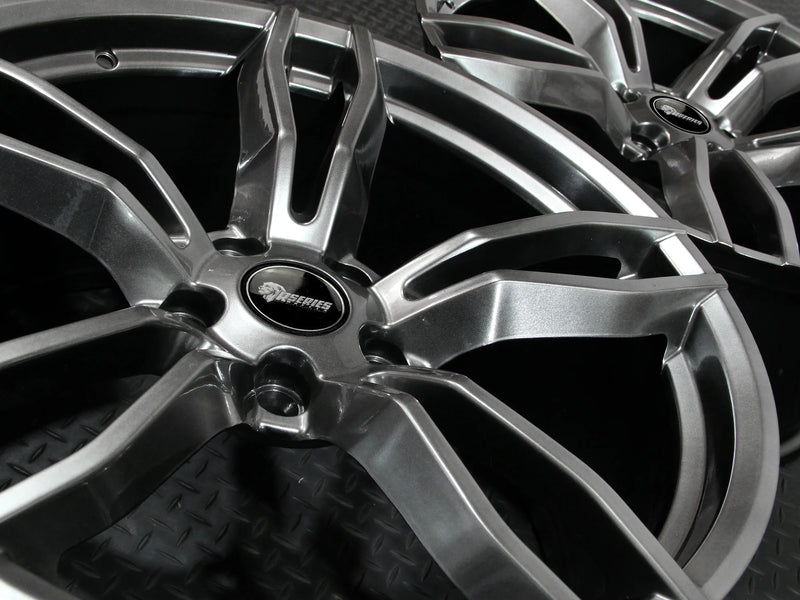 Load image into Gallery viewer, Rseries F1 20" 5X120 Hyper Shadow Wheels