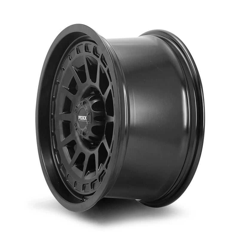 Load image into Gallery viewer, PDXX TAKEDOWN 18" 6X139.7 Satin Black Wheels+Tyres