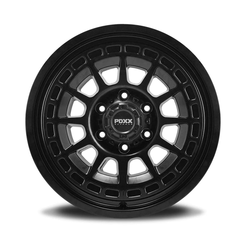 Load image into Gallery viewer, PDXX TAKEDOWN 18" 6X139.7 Satin Black Wheels+Tyres