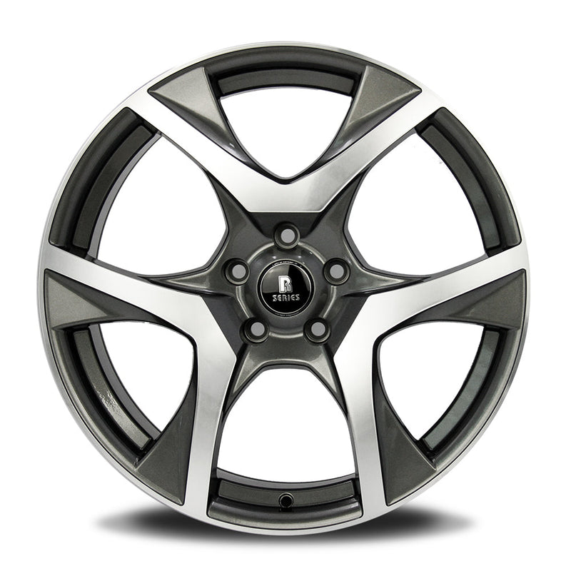 Load image into Gallery viewer, Rseries VF2 20" 5X120 Gunmetal Machined Face Wheels