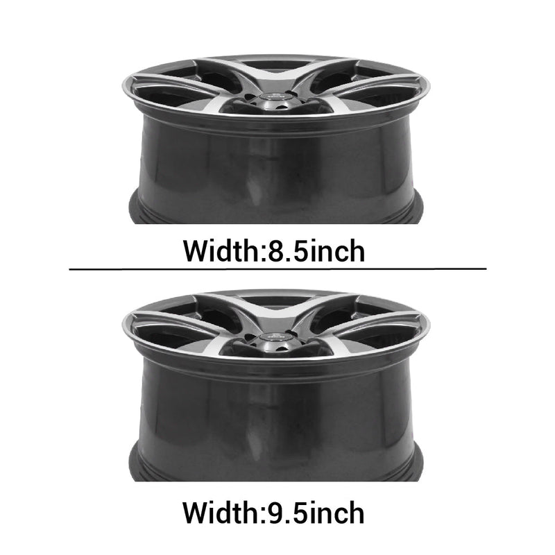 Load image into Gallery viewer, Rseries VF2 20" 5X120 Gunmetal Machined Face Wheels