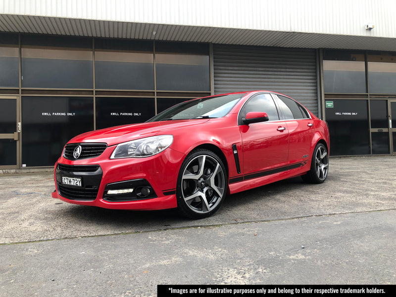 Load image into Gallery viewer, Rseries VF2 20" 5X120 Gunmetal Machined Face Wheels