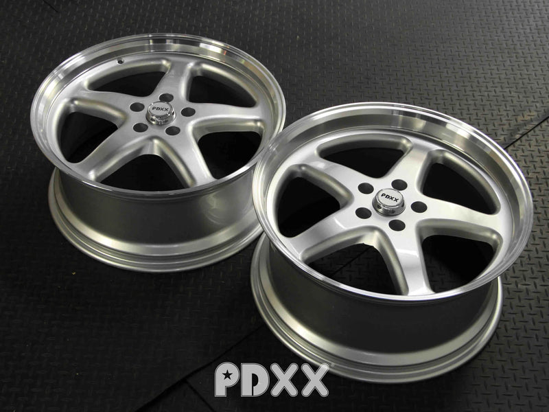 Load image into Gallery viewer, Rseries WS MAX 20" 5X120 Silver Machined Lip Wheels