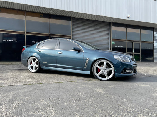 Rseries WS MAX 20" 5X120 Silver Machined Lip Wheels