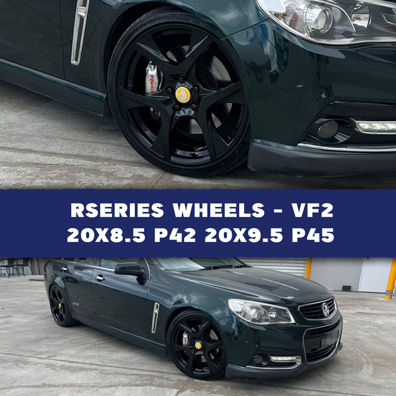 Load image into Gallery viewer, Rseries VF2 20" 5X120 Gunmetal Machined Face Wheels