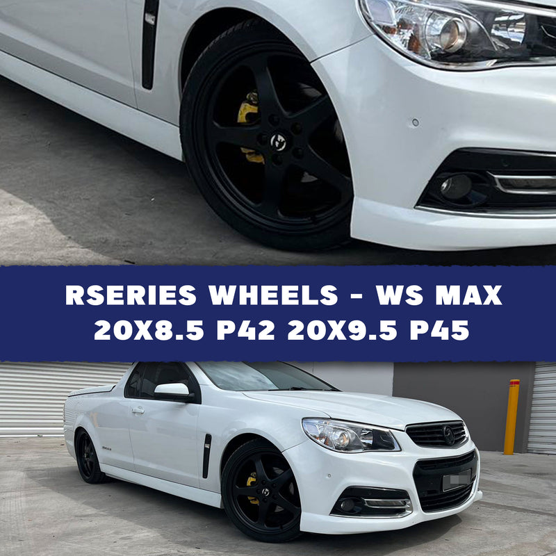 Load image into Gallery viewer, Rseries WS MAX 20" 5X120 Grey Machined Lip Wheels
