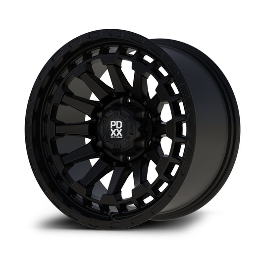 PDXX BEAST 17" 6X139.7 Satin Black Wheels