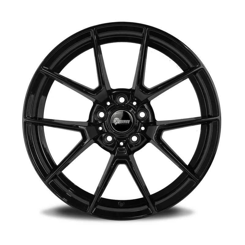 Load image into Gallery viewer, Rseries BM358 19&quot; 5X112 Gloss Black Wheels
