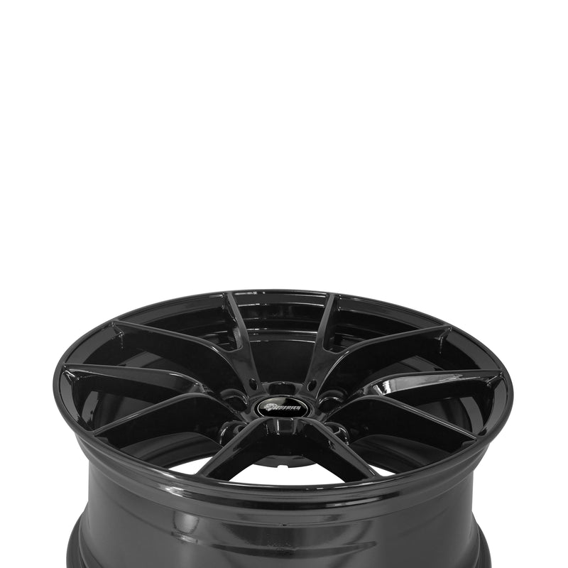 Load image into Gallery viewer, Rseries BM358 19&quot; 5X112 Gloss Black Wheels
