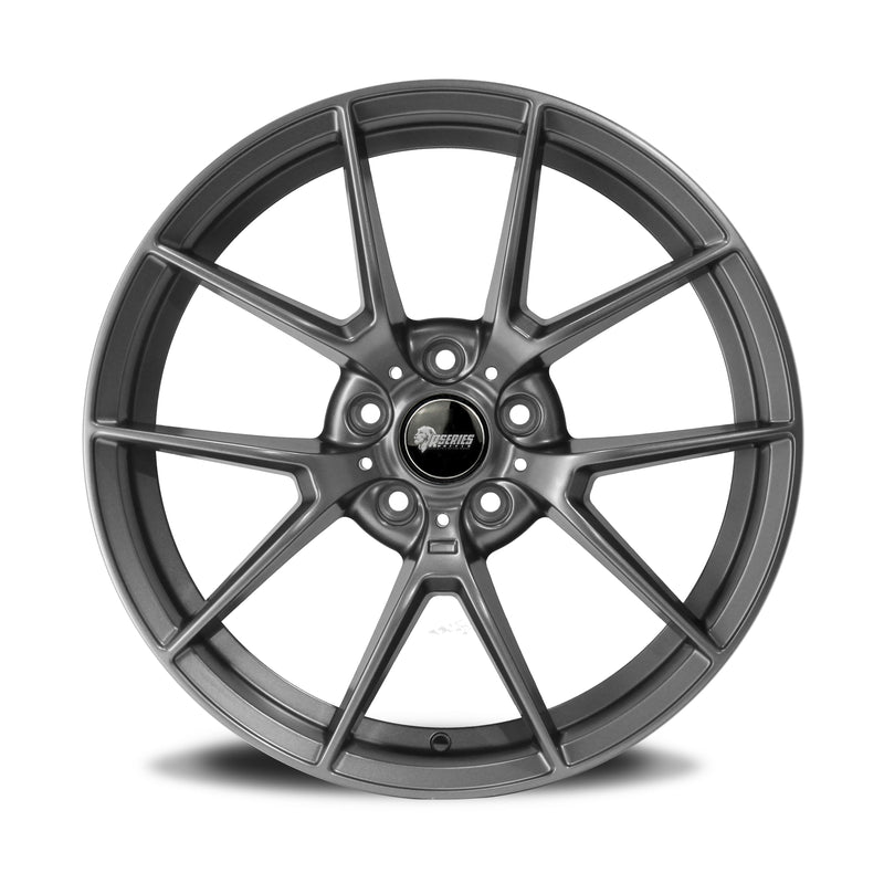 Load image into Gallery viewer, Rseries BM358 19&quot; 5X112 Satin Gunmental Wheels
