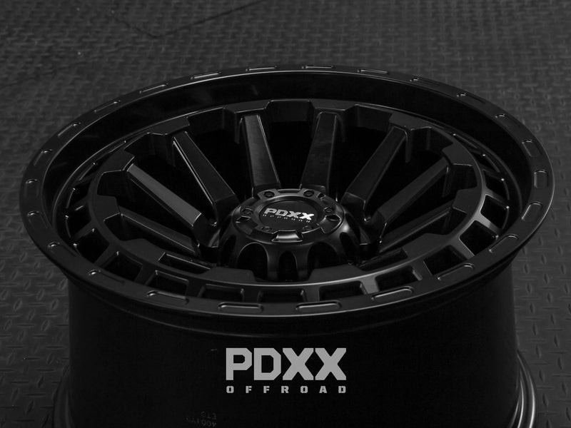 Load image into Gallery viewer, PDXX BEAST 17&quot; 6X139.7 Satin Black Wheels
