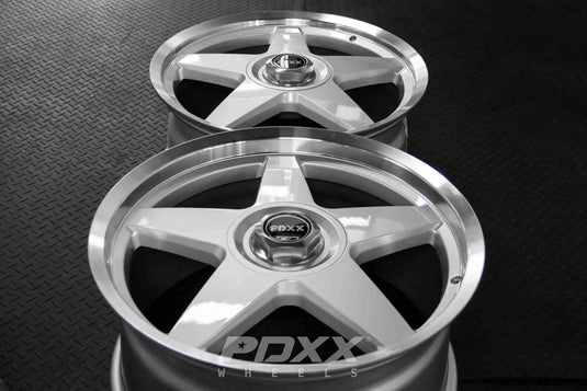 Rseries CANNON 20" 5X120  Silver Machined Lip  Wheels+Tyres