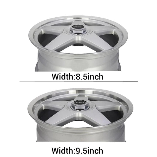 Rseries CANNON 20" 5X120  Silver Machined Lip  Wheels+Tyres