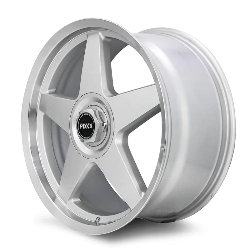 Load image into Gallery viewer, Rseries CANNON 20&quot; 5X120  Silver Machined Lip  Wheels+Tyres
