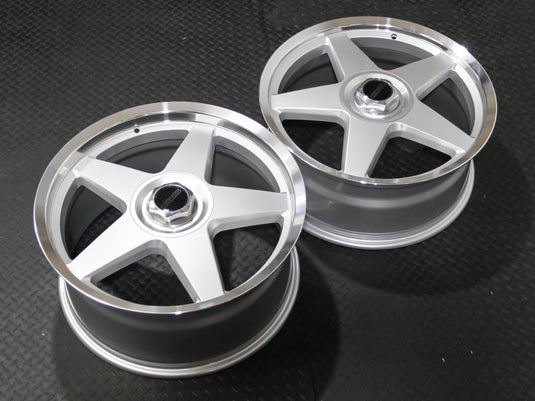 Rseries CANNON PLUS  20" 5X120  Silver Machined Lip  Wheels