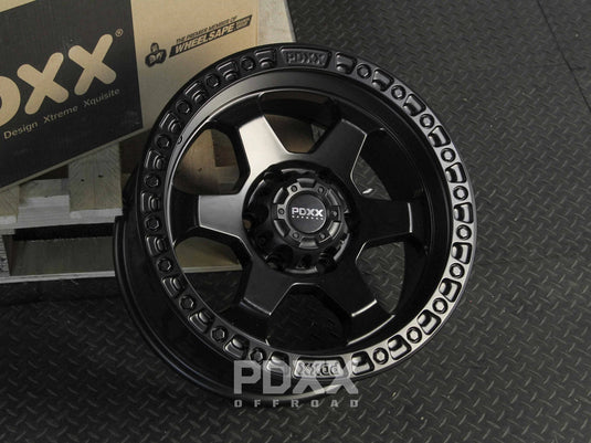 PDXX DOMINATOR 18" 6X139.7 Satin Black Wheels