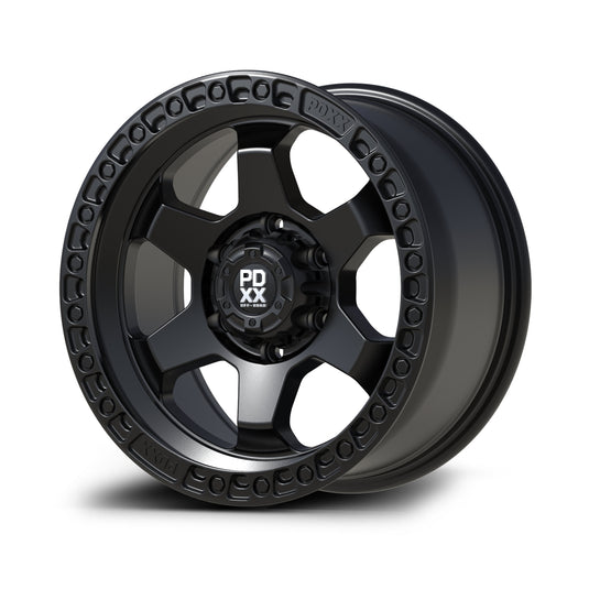 PDXX DOMINATOR 18" 6X139.7 Satin Black Wheels