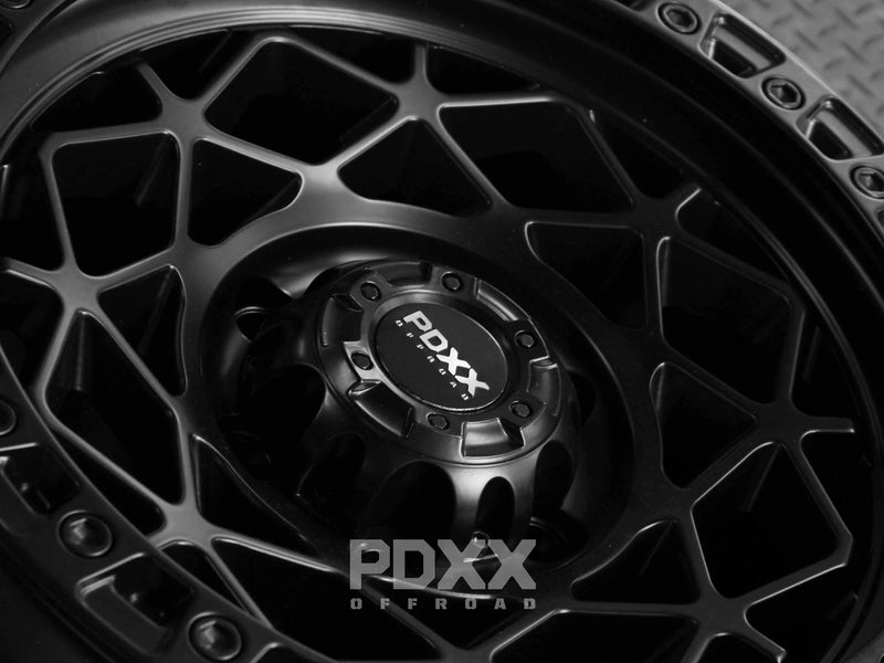 Load image into Gallery viewer, PDXX ENFORCER 17&quot; 6X139.7 Satin Black Wheels
