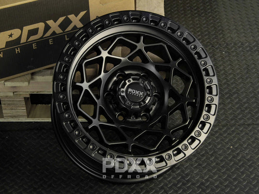 PDXX ENFORCER 17" 6X139.7 Satin Black Wheels+Tyres