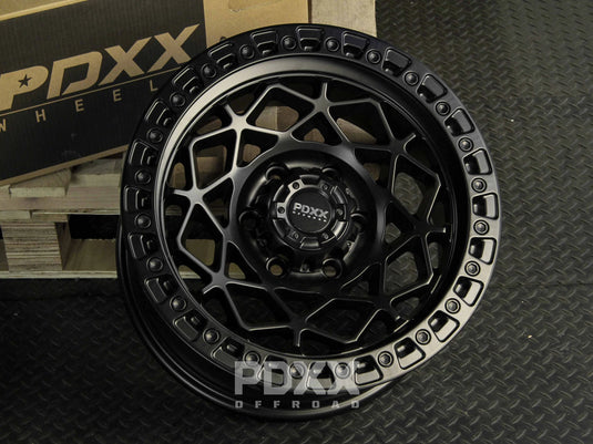 PDXX ENFORCER 17" 6X139.7 Satin Black Wheels