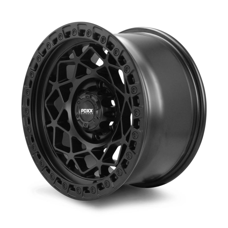 Load image into Gallery viewer, PDXX ENFORCER 17&quot; 6X139.7 Satin Black Wheels
