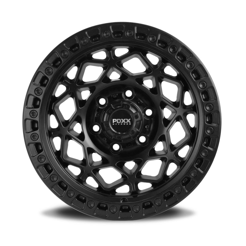 Load image into Gallery viewer, PDXX ENFORCER 17&quot; 6X139.7 Satin Black Wheels
