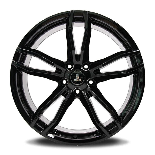 Rseries F1 20" 5X120 Gloss Black Wheels+Tyres