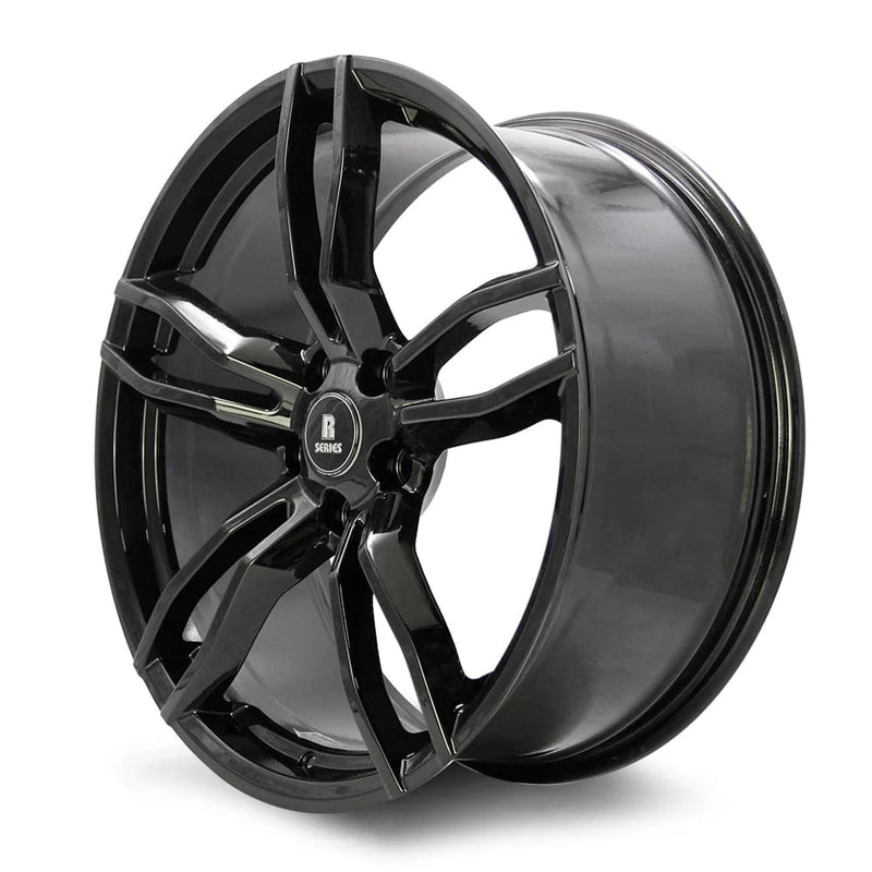 Load image into Gallery viewer, Rseries F1 20&quot; 5X120 Gloss Black Wheels
