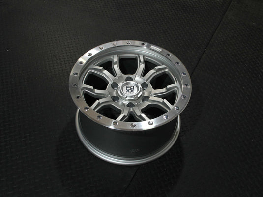 PDXX FURY 17" 6X139.7 Silver w/Machined Ring Wheels+Tyres