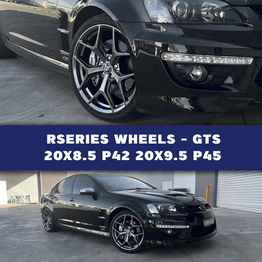 Rseries GTS 20" 5X120 Hyper Black Wheels