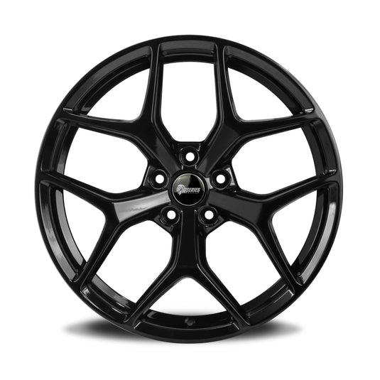 Rseries GTS 20" 5X120 Gloss Black Wheels