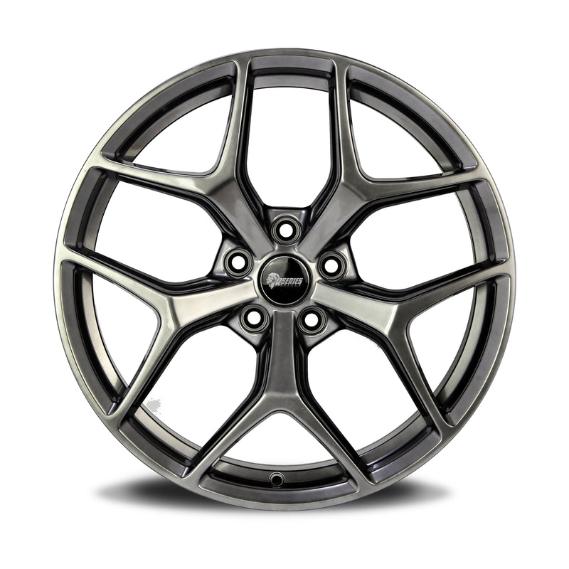 Load image into Gallery viewer, Rseries GTS 20&quot; 5X120 Hyper Black Wheels
