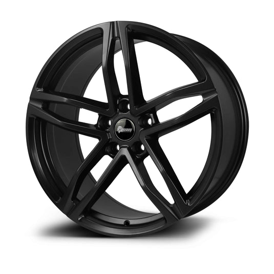 Rseries LS88 20" 5X120 Satin Black Wheels