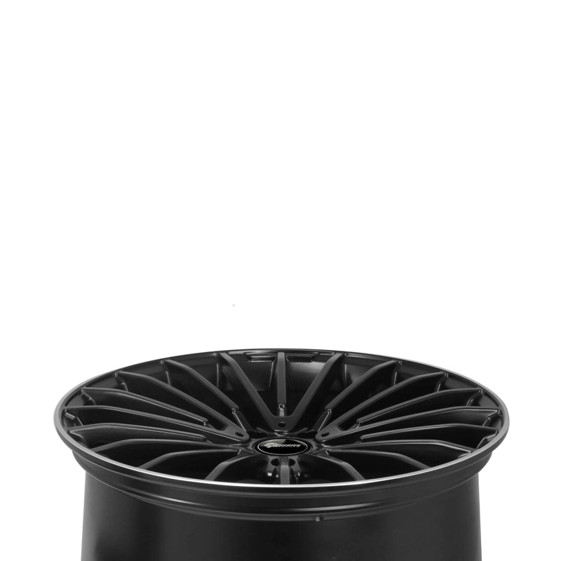 Load image into Gallery viewer, Rseries MC177 20&quot; 5X112 Satin Black Machined Lip Wheels
