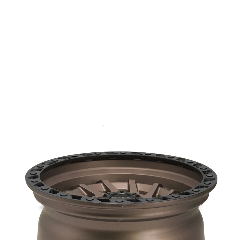 Load image into Gallery viewer, PDXX STIX 17&quot; 6X139.7 Satin Bronze w/Black Ring Wheels+Tyres
