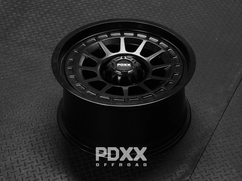 Load image into Gallery viewer, PDXX TAKEDOWN 18&quot; 6X139.7 Satin Black Wheels
