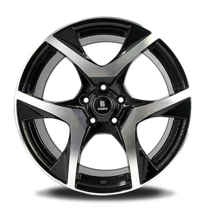 Load image into Gallery viewer, Rseries VF2 20&quot; 5X120 Gloss Black Machined Face Wheels
