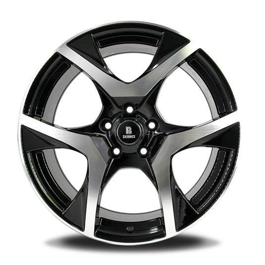 Rseries VF2 20" 5X120 Gloss Black Machined Face Wheels